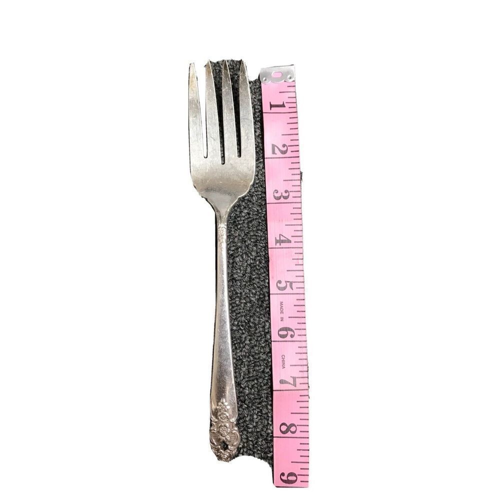 Onedia Silver Plate Cold Meat Fork 8 1/8" Serving